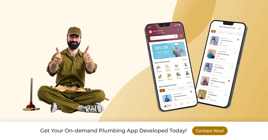 On-demand Plumbing Apps